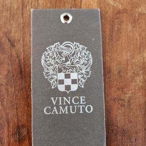 Vince Camuto long black sequined dress